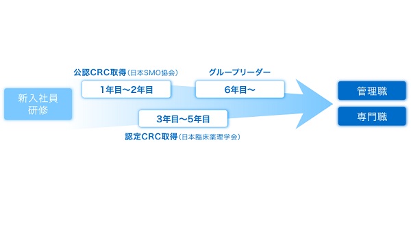 CRCのキャリアプラン